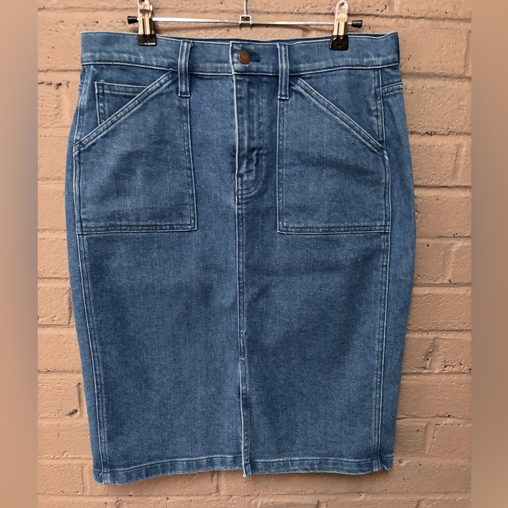 J.Crew Denim Blue Skirt 4-6